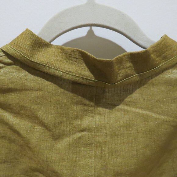 VINTAGE KENZO Linen Blend Lightweight Point Hem Blazer Academia Avant Garde - Picture 10 of 12